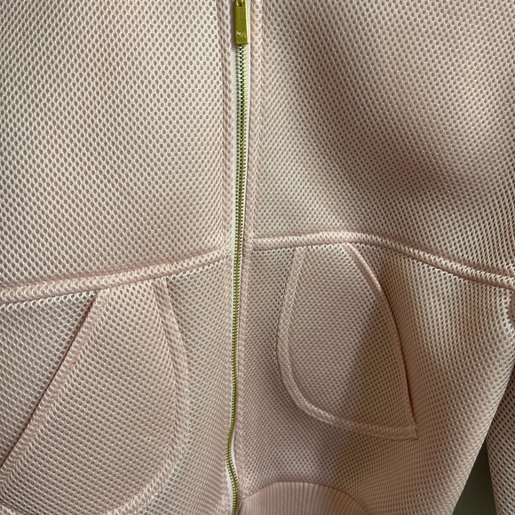 **MISTRESS ROCKS** PINK BOMBER COAT - Picture 3 of 9